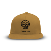 Brown cap featuring the Champion logo