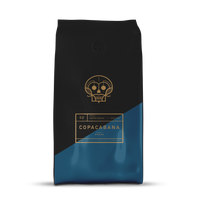 A bag of coffee beans