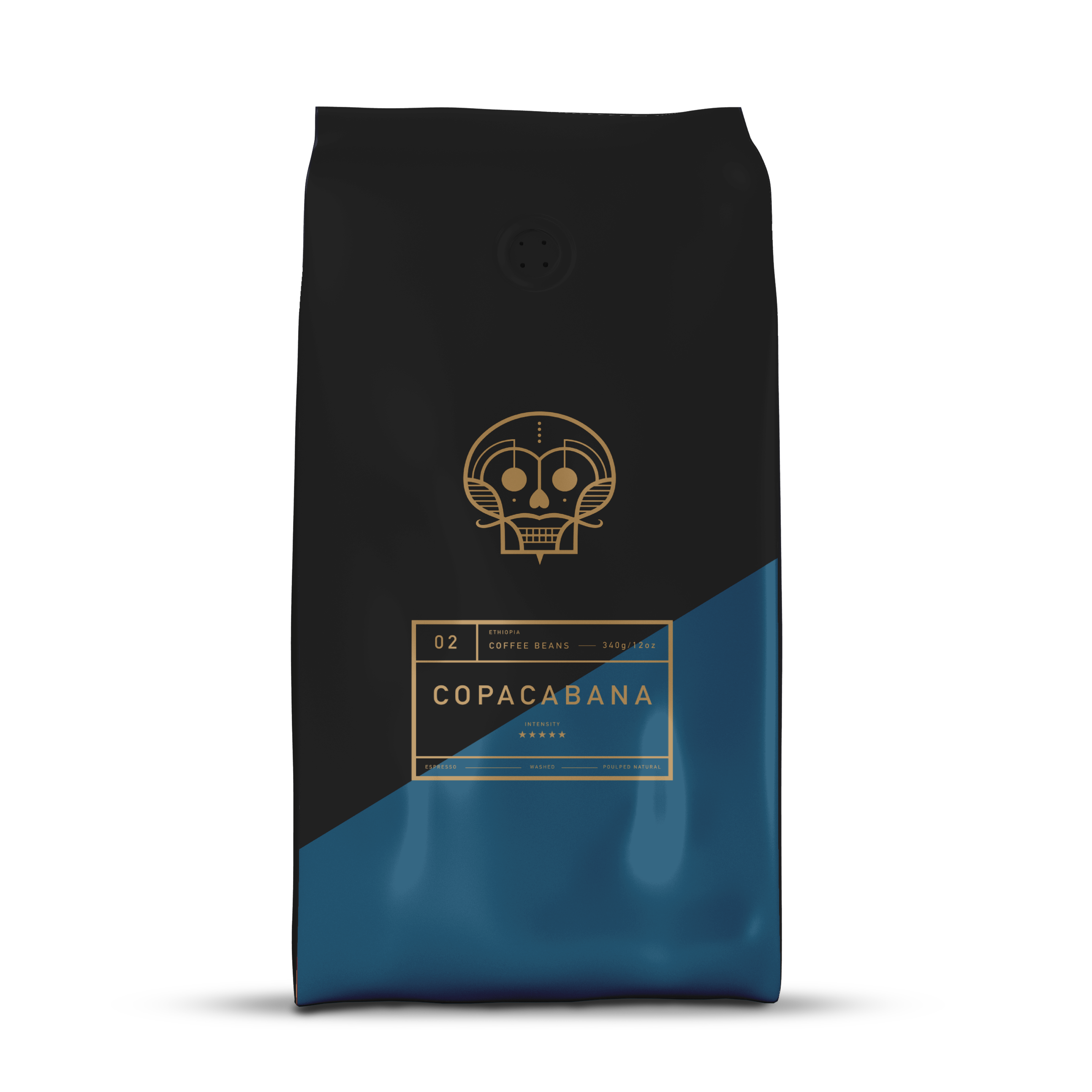 A bag of coffee beans