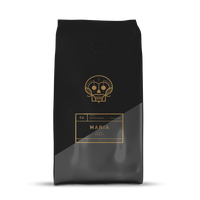 A bag of coffee beans
