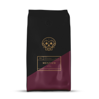 A bag of coffee beans