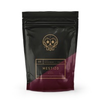 A bag of coffee beans