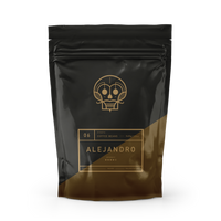 A bag of coffee beans